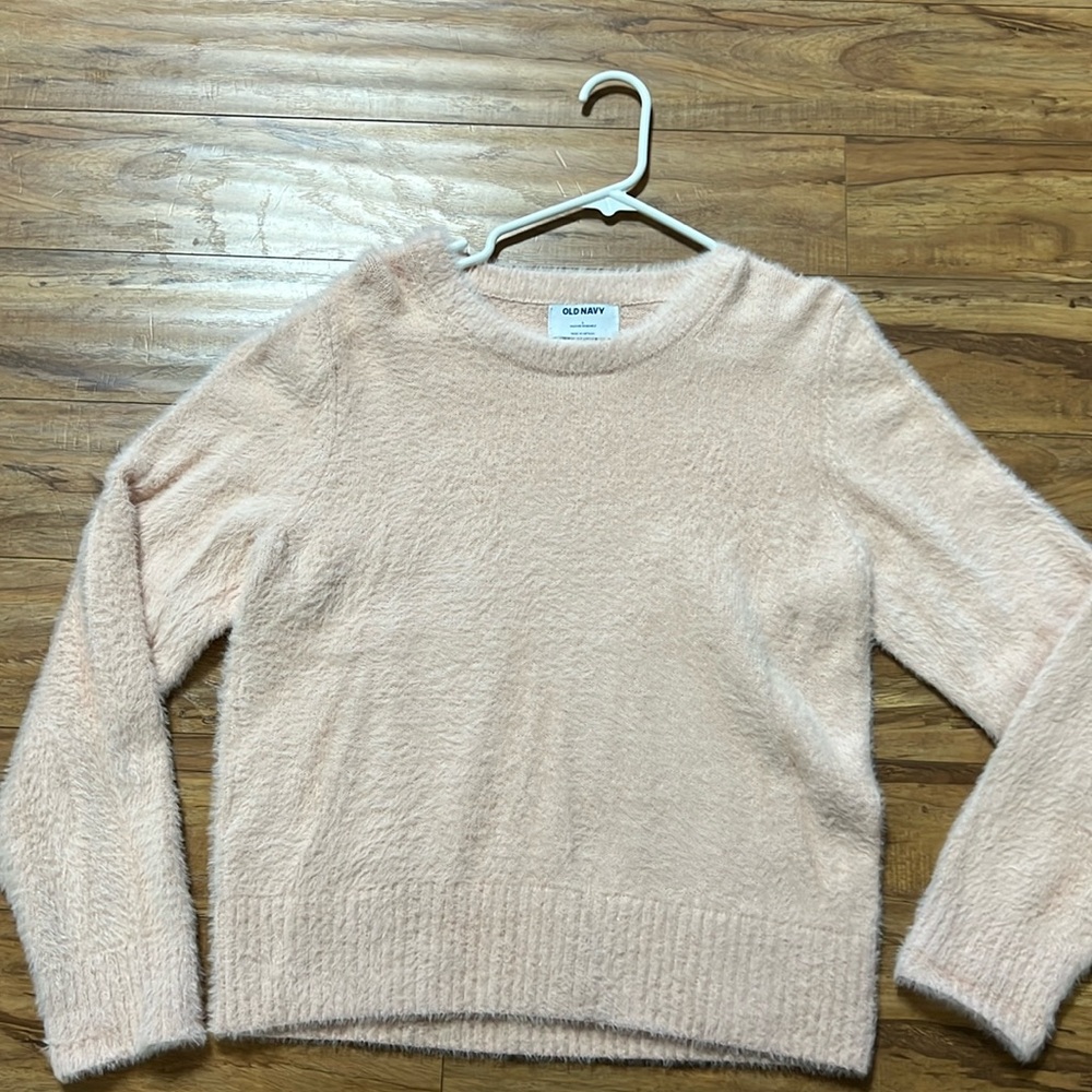 Light Pink Eyelash Sweater Size Large NWOT